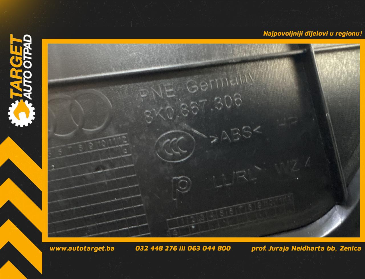 DIJELOVI TAPACIRUNG VRATA AUDI A4 (B8) > 07-11 8K0867306