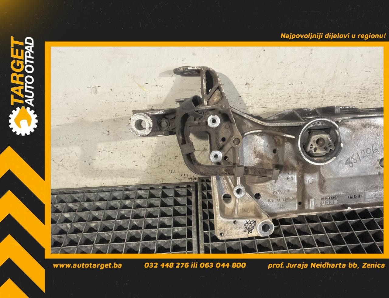 DIJELOVI NOSAC LAFETE VW GOLF 6 > 08-12 1K0199296E