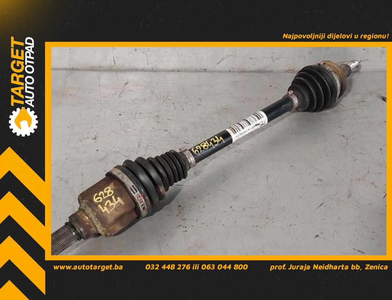 DIJELOVI POLUOSOVINA PEUGEOT 3008 > 16-20 1.5 9811934080