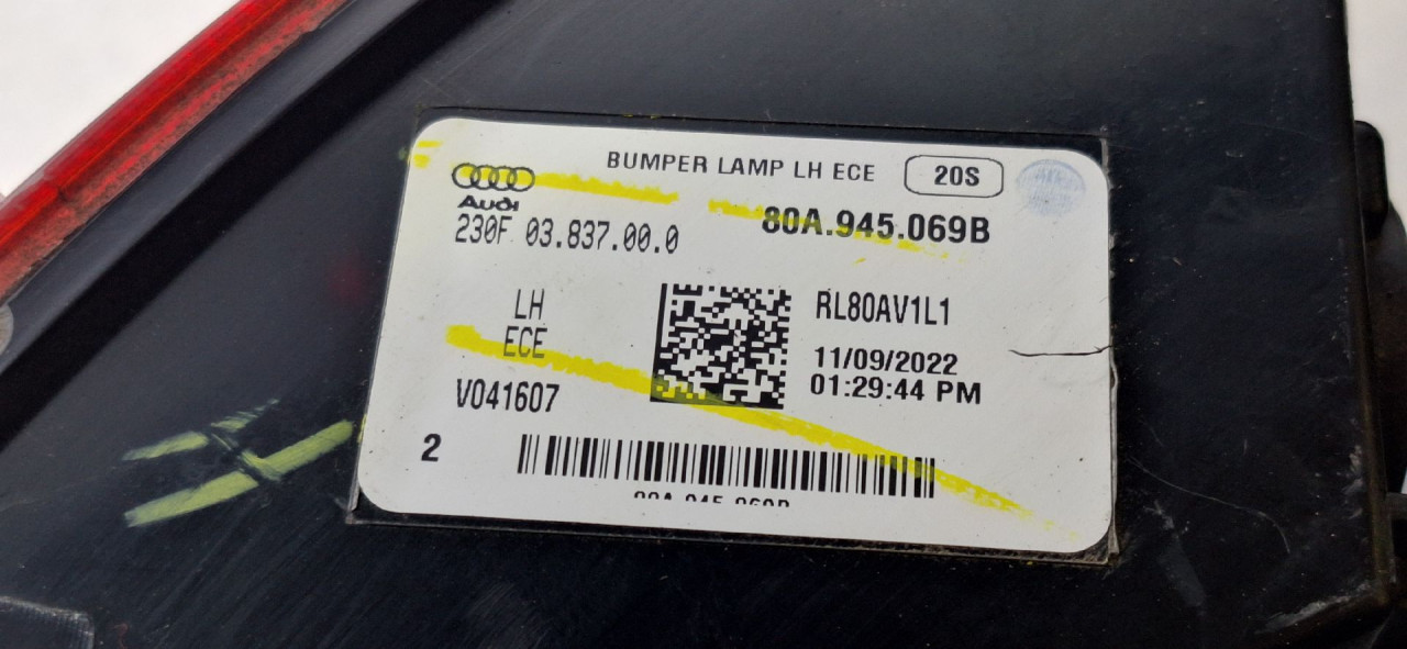 DIJELOVI MAGLENKA AUDI Q5 (FY) > 20 -  2.0 80A945069B