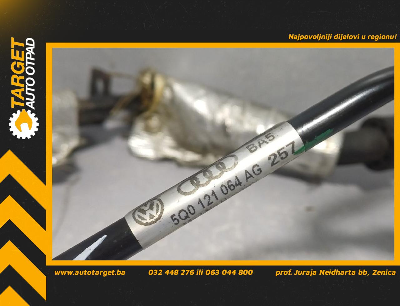 DIJELOVI CRIJEVO AUDI A3 (8V1/8VA) > 12-16 2.0 5Q0121064AG