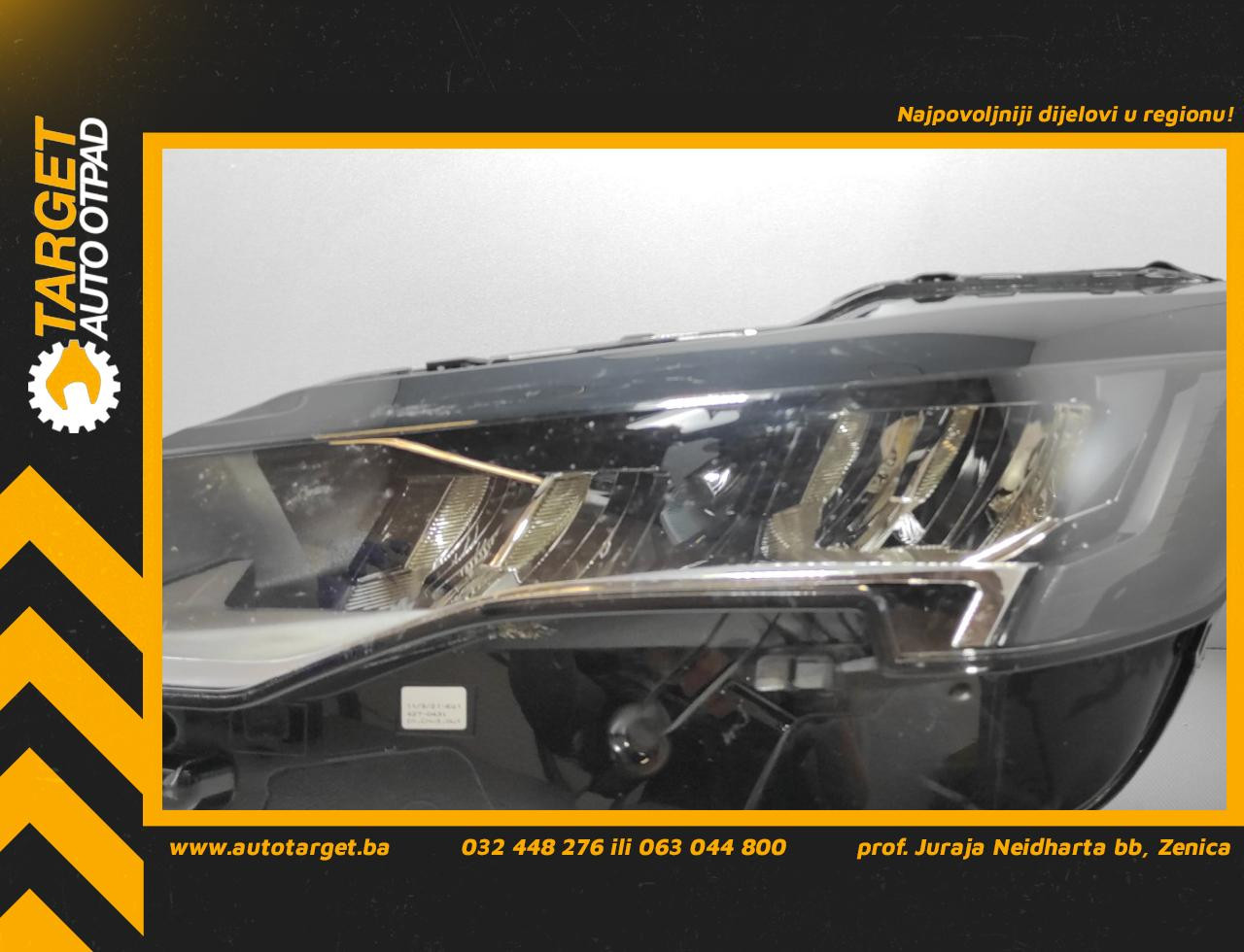 DIJELOVI FAR OSTECEN PEUGEOT 3008 > 20- 9836230280