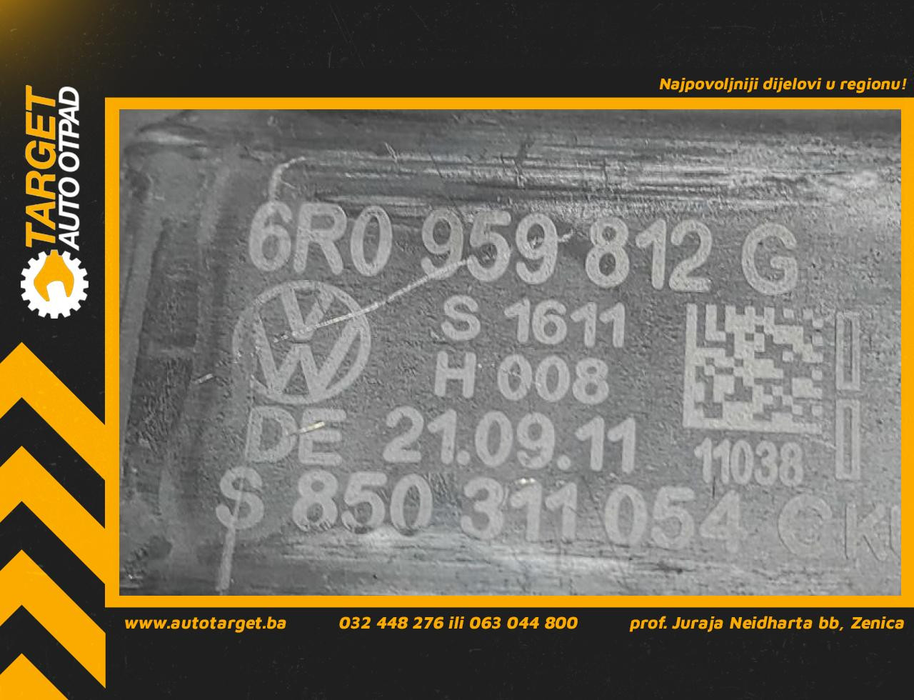 DIJELOVI MOTORIC PODIZACA STAKLA VW POLO > 09-14 6R0959812G