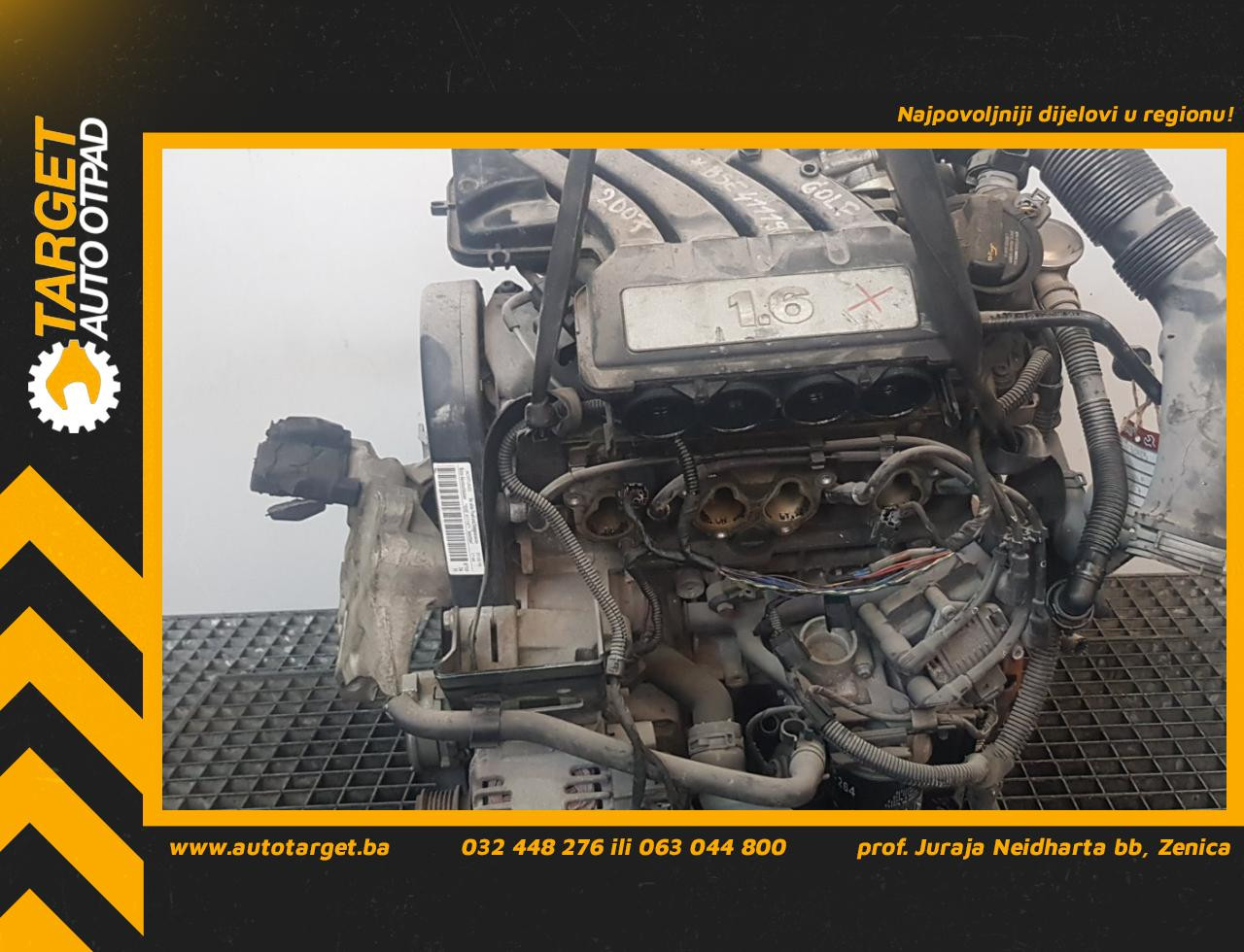 DIJELOVI MOTOR VW GOLF 5 > 03-08 1.6 BSE