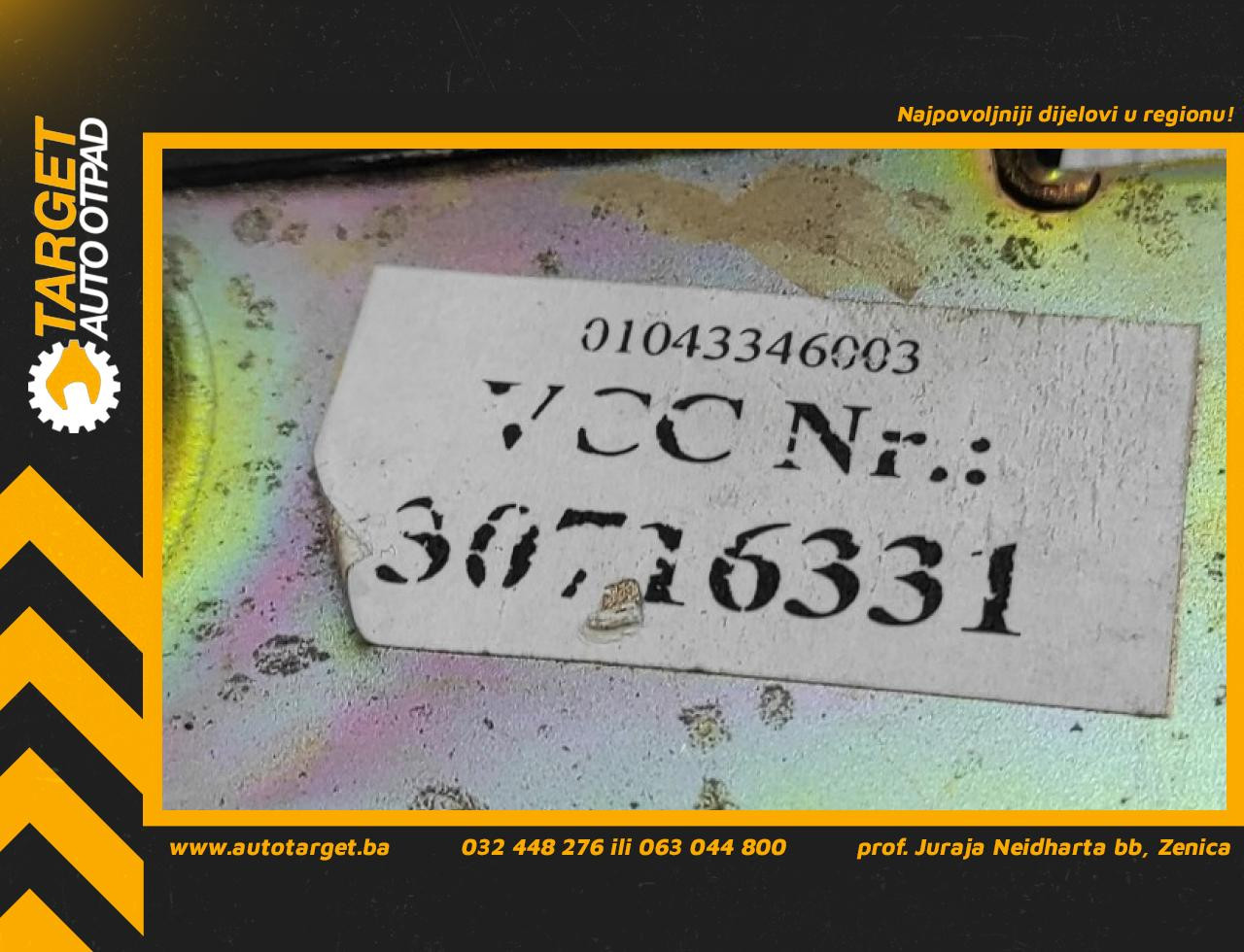 DIJELOVI BRAVA GEPEKA VOLVO XC70 > 05-07 30716331