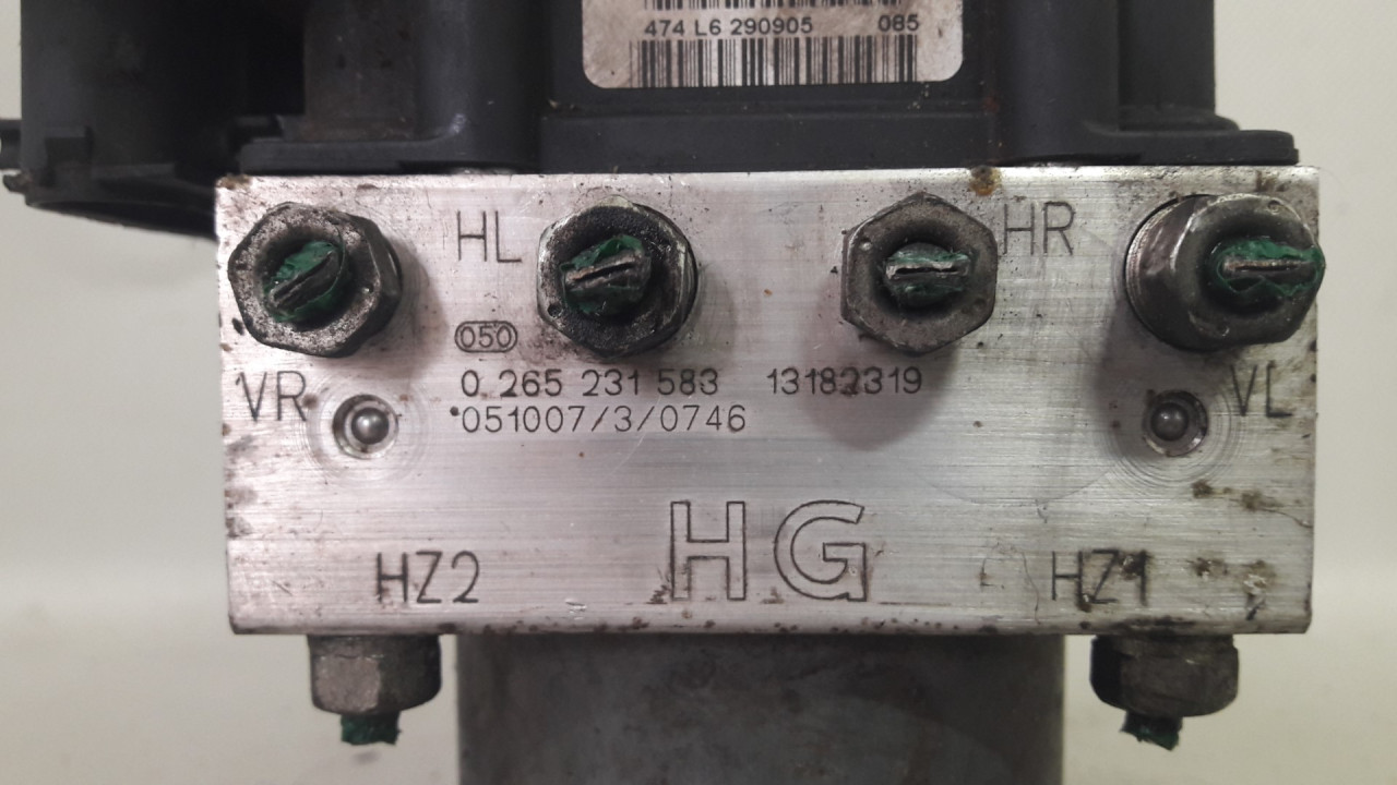 ABS ELEKTRONIKA OPEL MERIVA > 03-06 13182319 0265800443