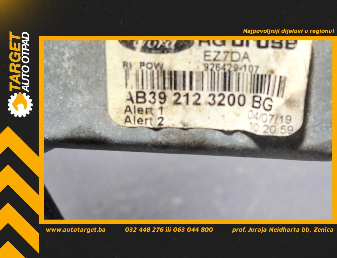MOTORIC PODIZACA STAKLA FORD RANGER > 11-15 AB392123200BG