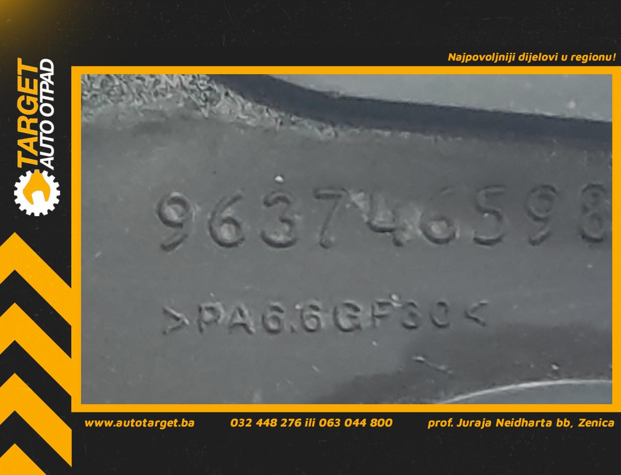 SENZOR POLOZAJA RADILICE PEUGEOT 206 > 98-09 9637465980