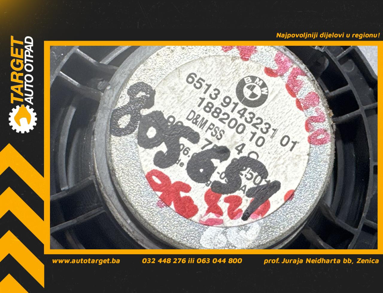 DIJELOVI ZVUCNIK BMW SERIJA 3 (E90/E91) > 05-09 9143231