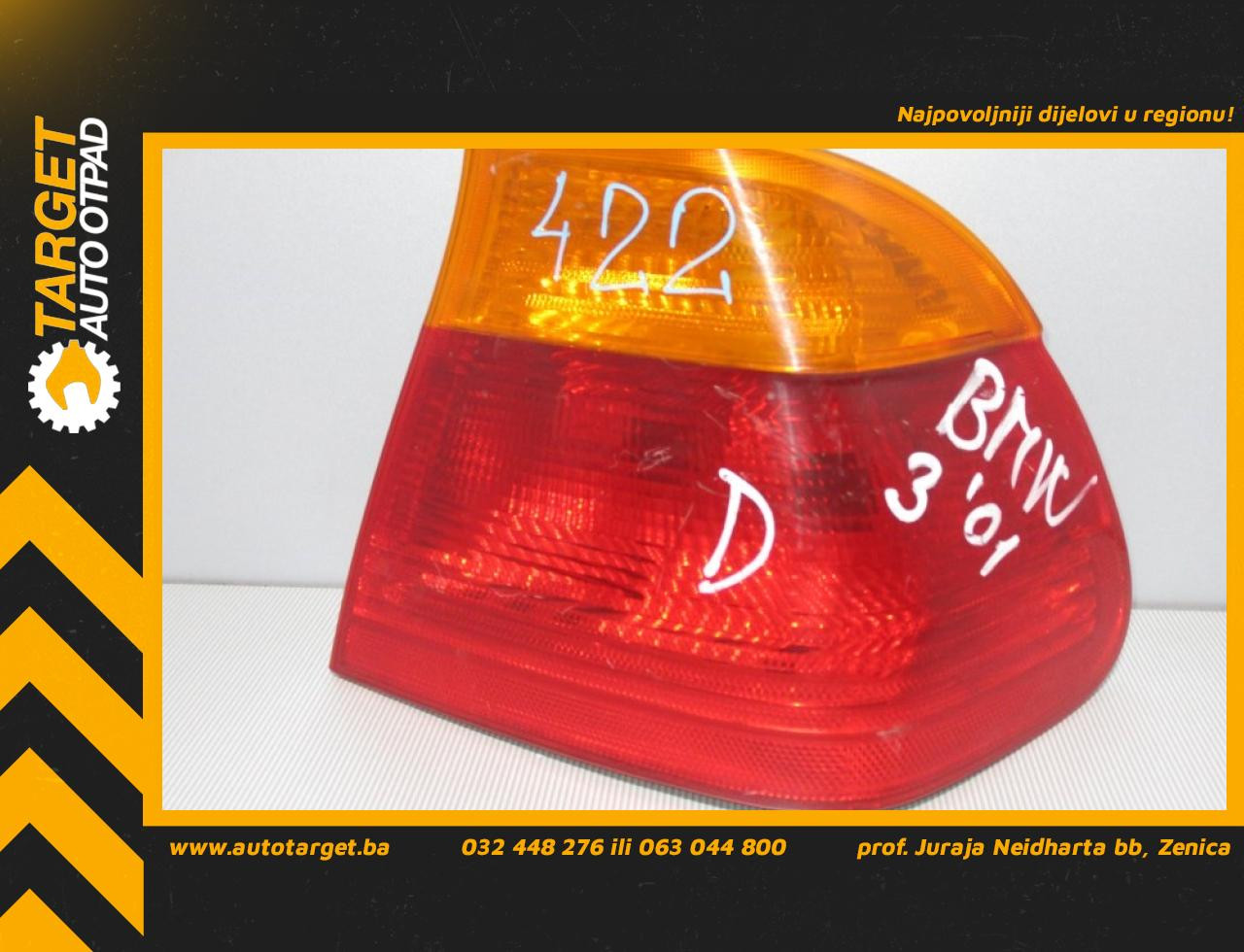 DIJELOVI STOP SVJETLO BMW SERIJA 3 (E46) > 98-01 BM020016