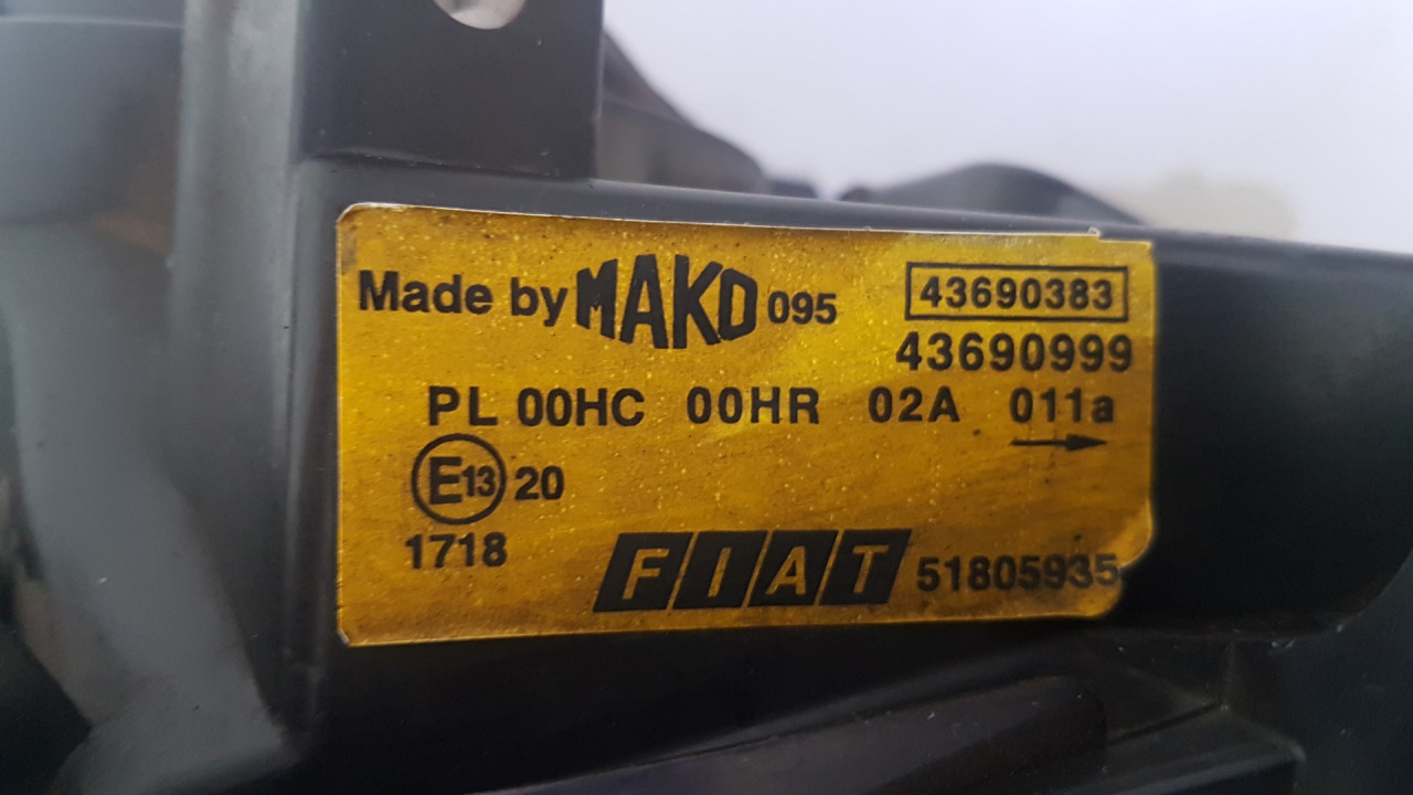 DIJELOVI FAR FIAT DOBLO > 05-09 51805935