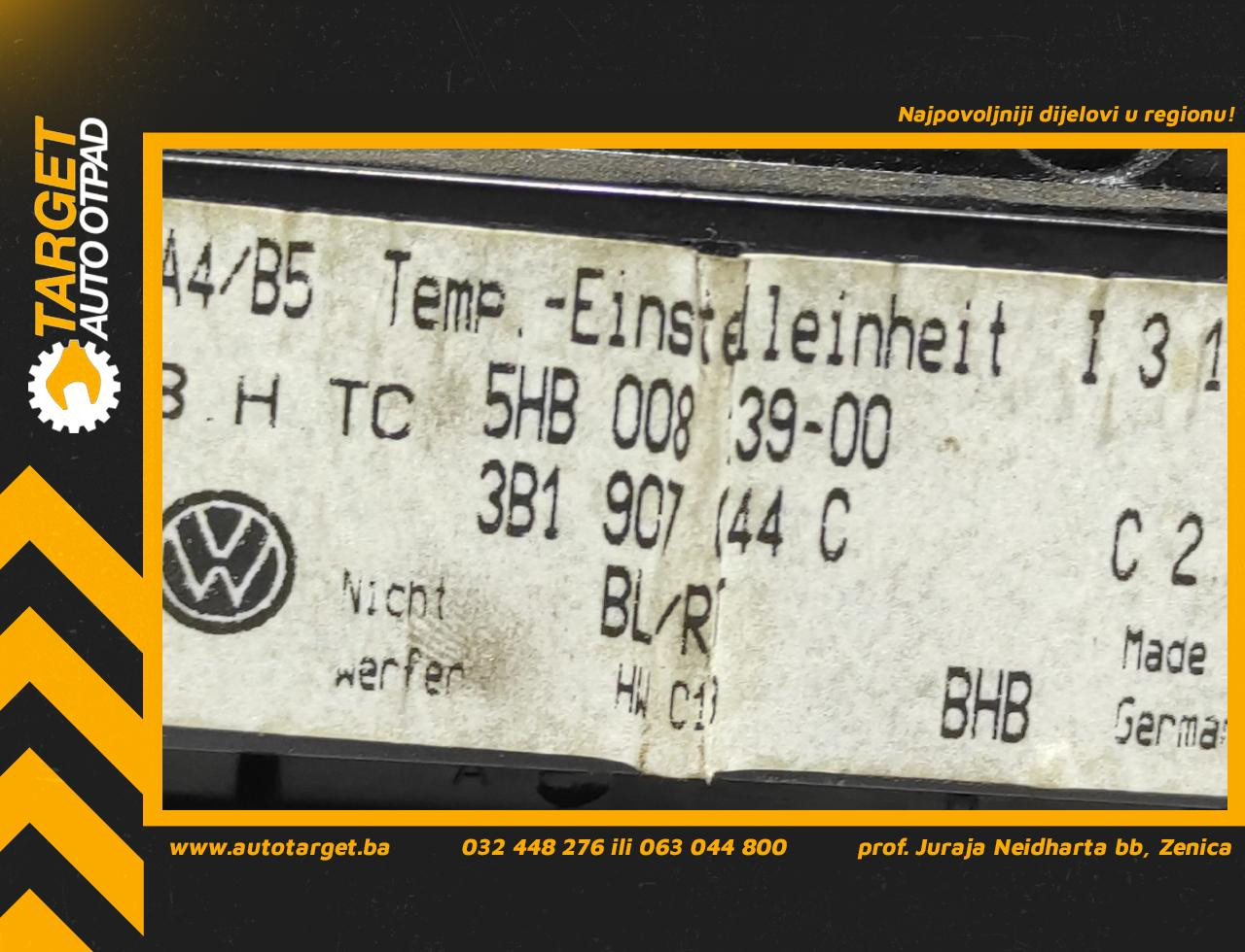 DIJELOVI PREKIDACI KLIME VW PASSAT B5 > 96-00 3B1907044C