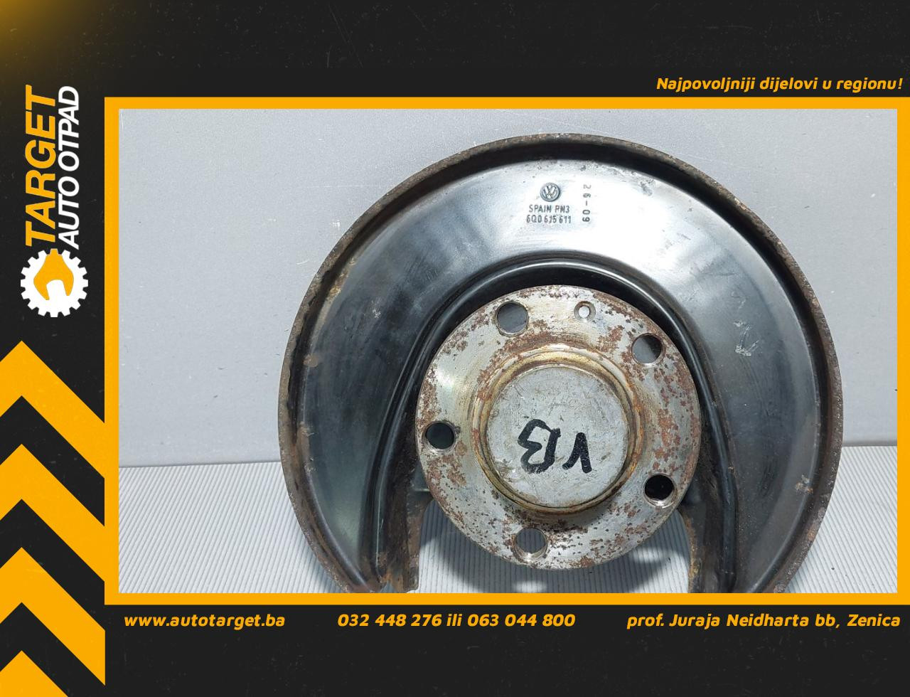 DIJELOVI ANKER PLOCA SKODA FABIA > 07-10 6Q0615611