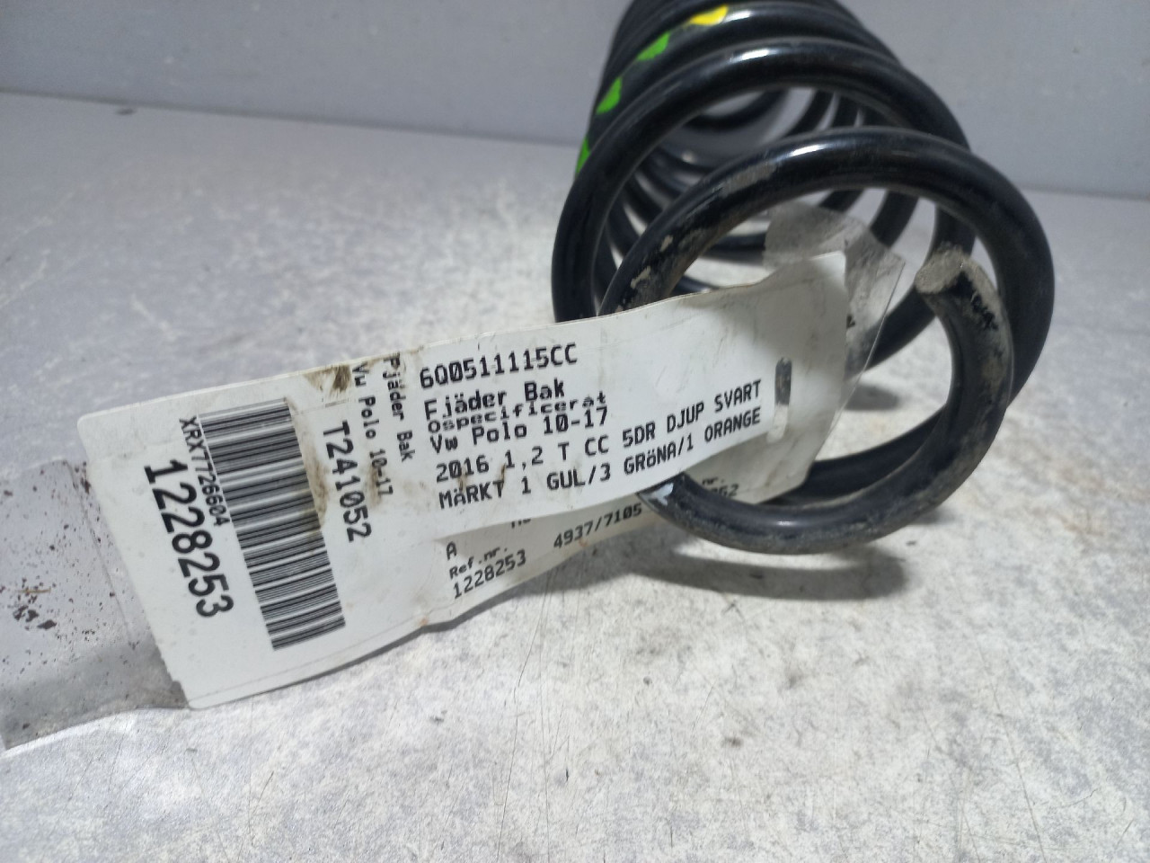 OPRUGA AMORTIZERA VW POLO > 09-14 6Q0511115CC