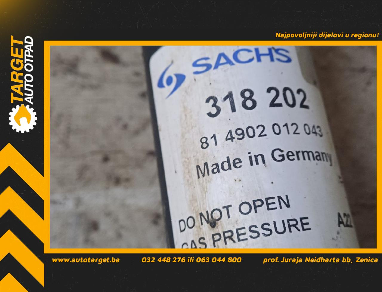 DIJELOVI AMORTIZER VW GOLF 7 > 12-16 2.0 814902012043