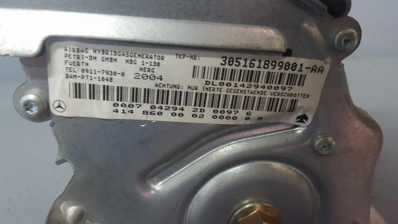 AIRBAG SUVOZACA MERCEDES VANEO (W414) > 02-06 414860000