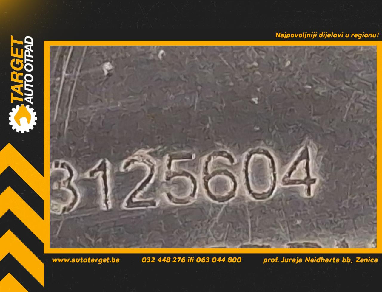 DIJELOVI UNUTRASNJI BLATOBRAN OPEL ASTRA H > 04-06 13125604