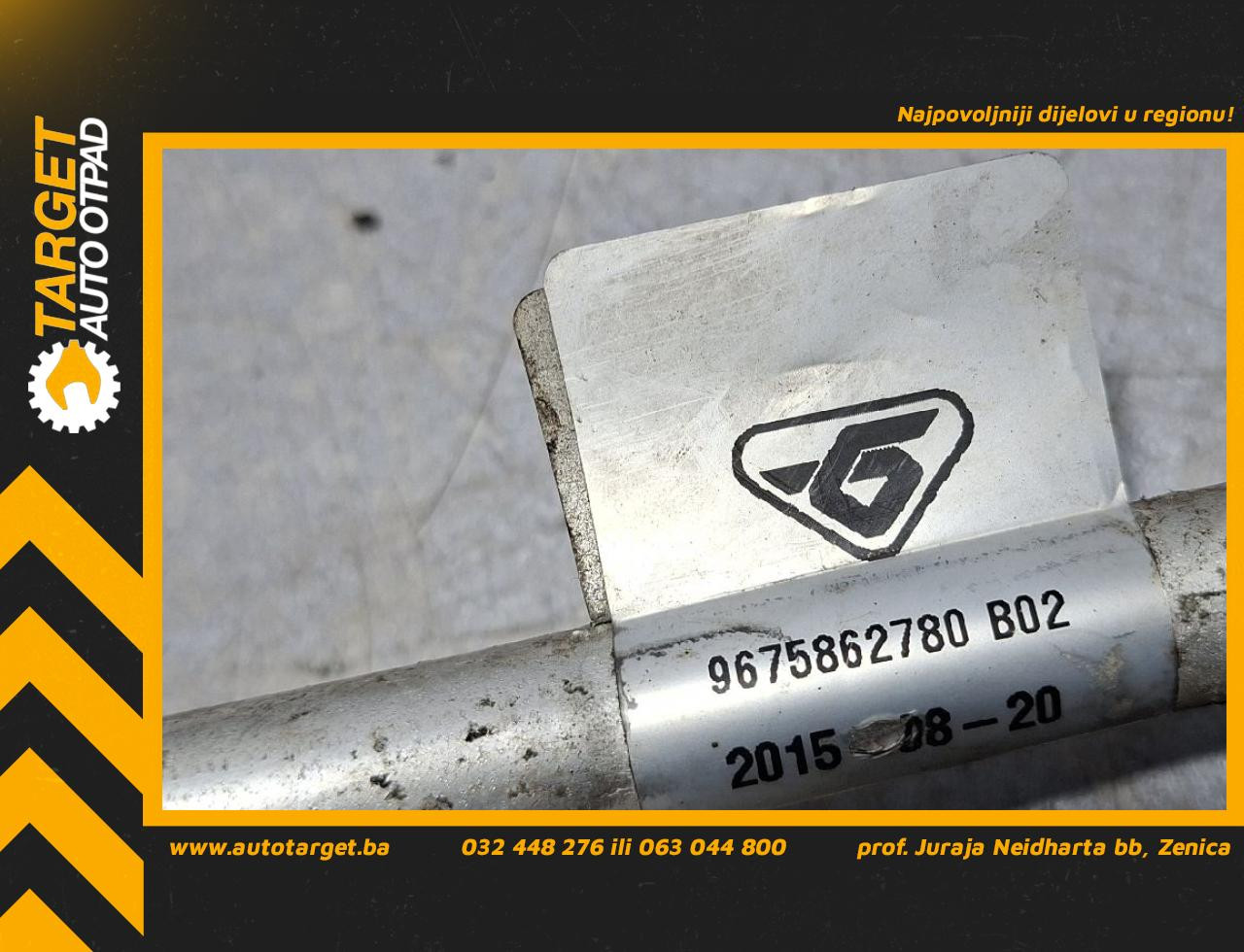DIJELOVI CRIJEVO KLIME PEUGEOT 308 > 13-17 2.0 9675862780