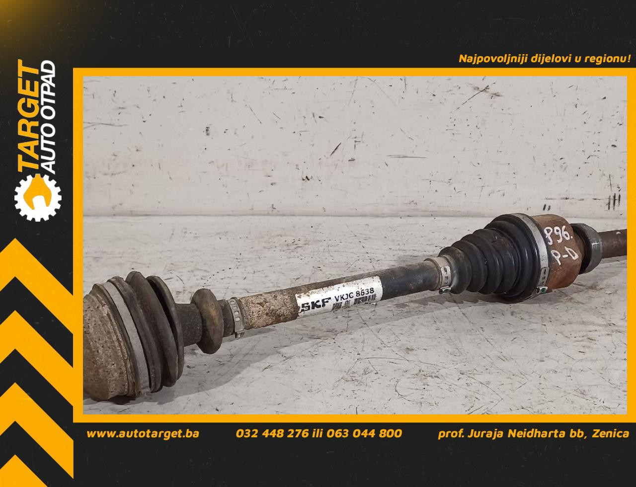 DIJELOVI POLUOSOVINA PEUGEOT 3008 > 09-13 1.6