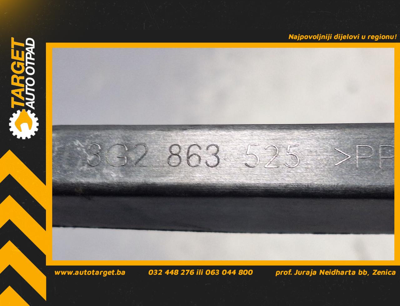DIJELOVI NOSAC VW PASSAT B8 > 19 - 1.6 3G2863525
