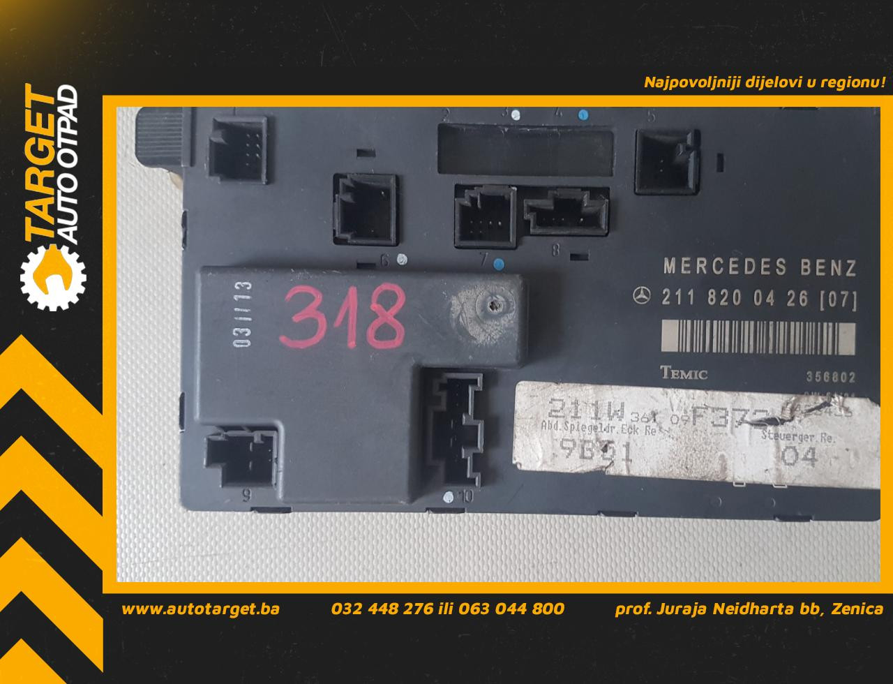 KOMFORT ELEKTRONIKA MERCEDES E KLASA (W211) > 02-07 211
