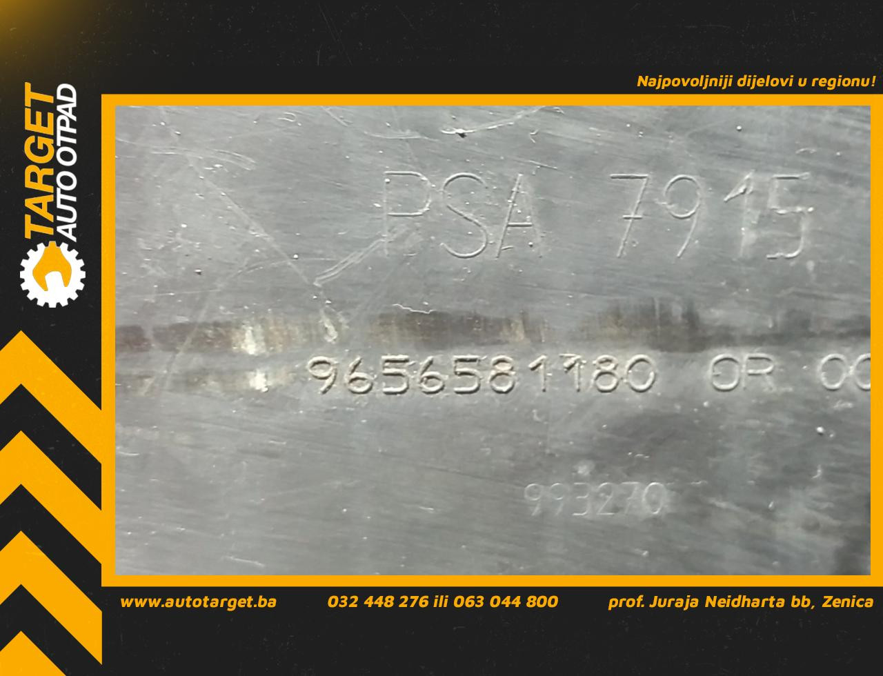 KUCISTE FILTERA ZRAKA PEUGEOT 307 > 05-09 9656581180