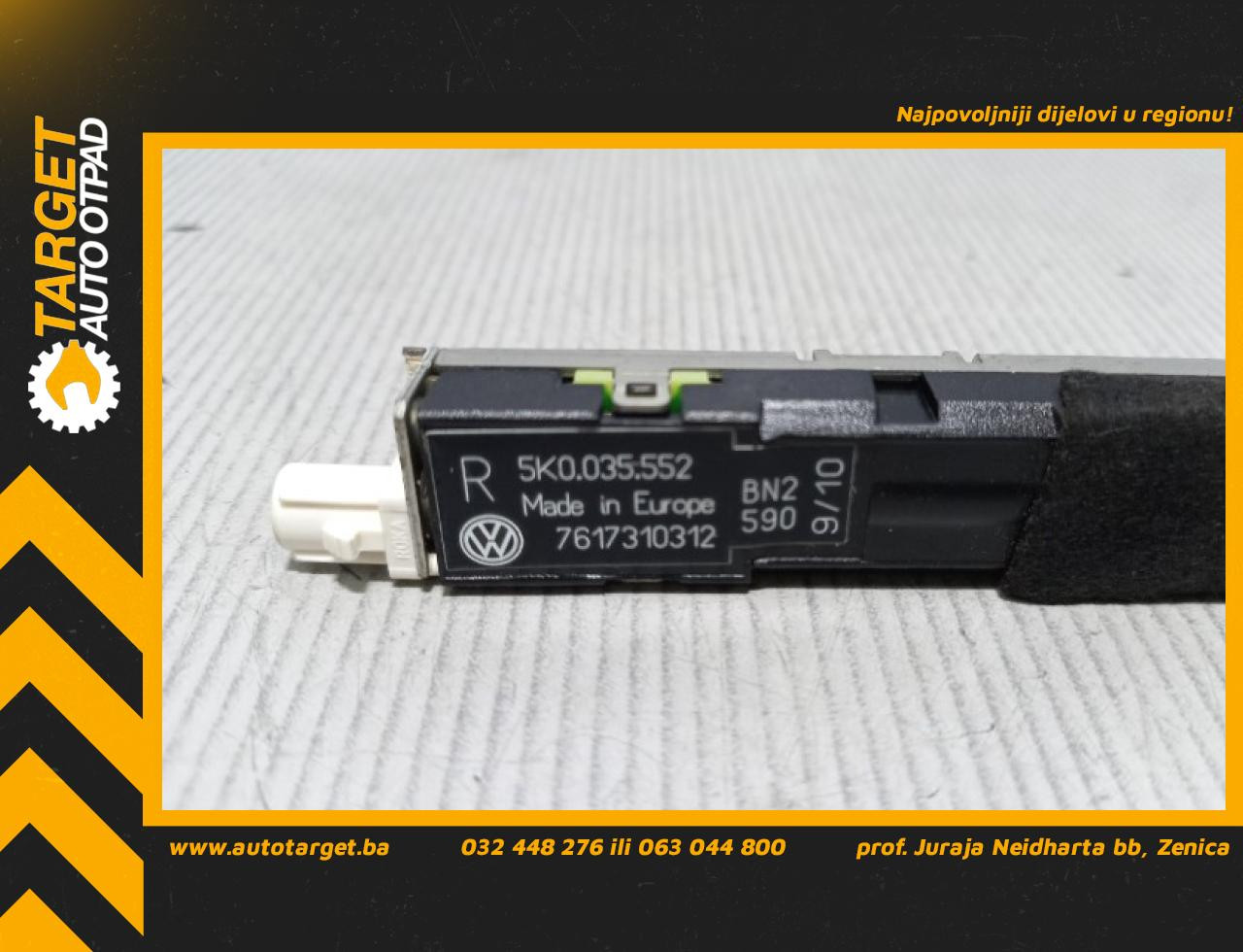 DIJELOVI ANTENA VW GOLF 6 > 08-12 5K0035552
