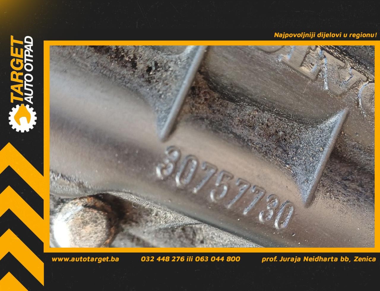 DIJELOVI KUCISTE FILTERA ULJA VOLVO XC60 > 13-17 2.4 30757730