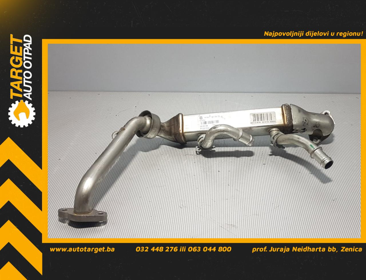 HLADNJAK EGR VENTILA MERCEDES A KLASA (W169) > 08-12 A6