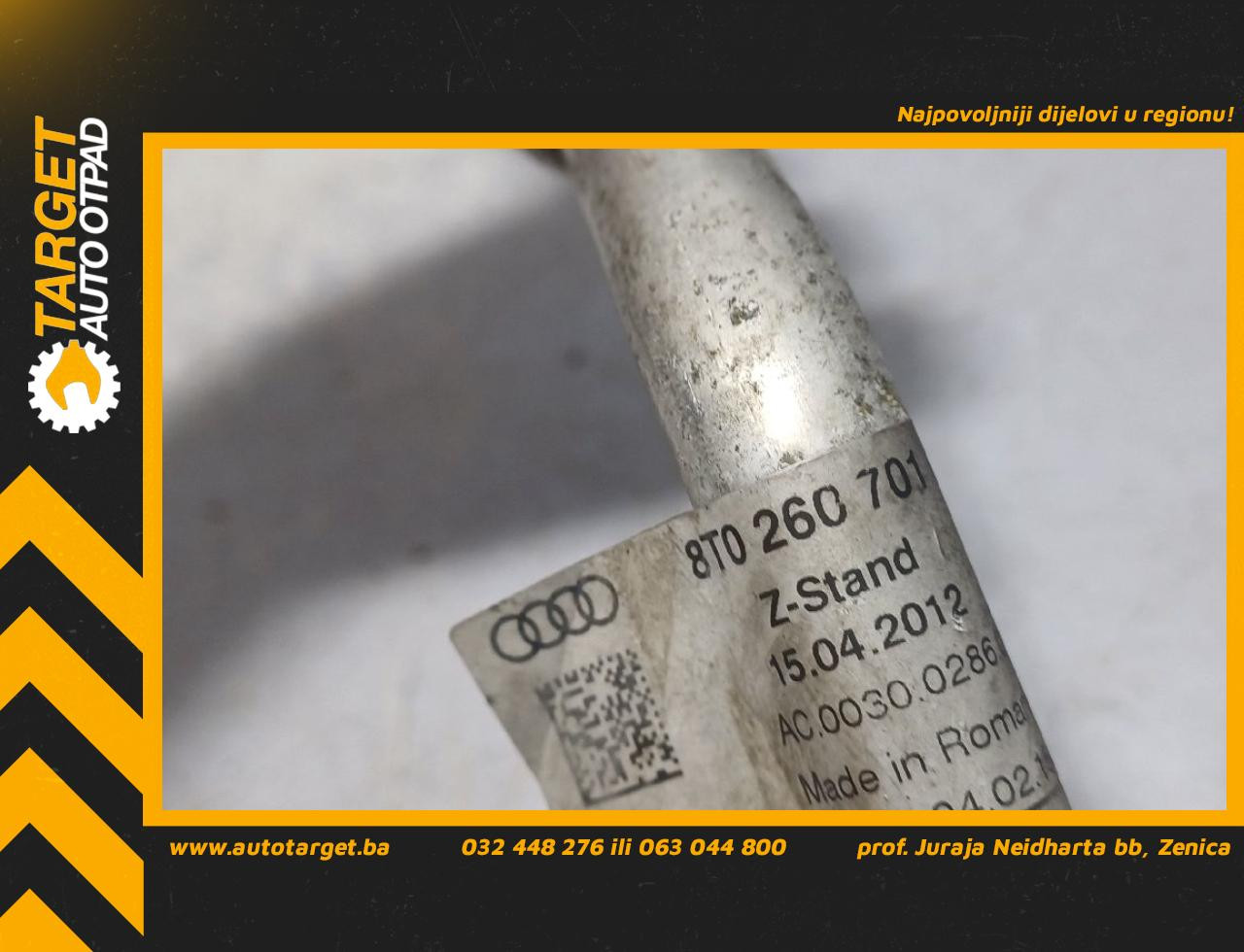 DIJELOVI CRIJEVO KLIME AUDI A4 (B8) > 12-15 2.0 8T0260701M