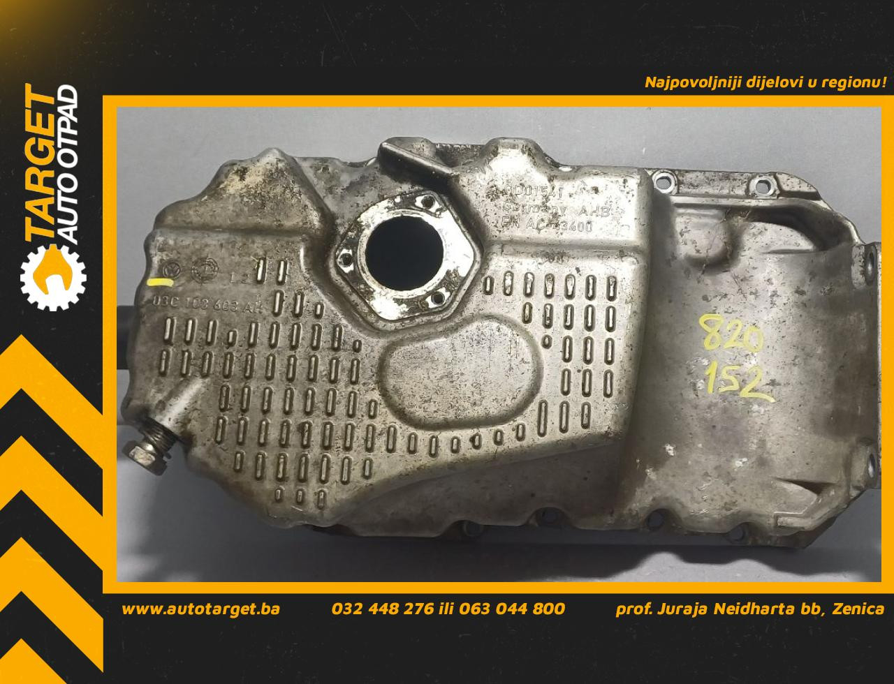 DIJELOVI KARTER VW PASSAT B6 > 05-10 03C103603AH