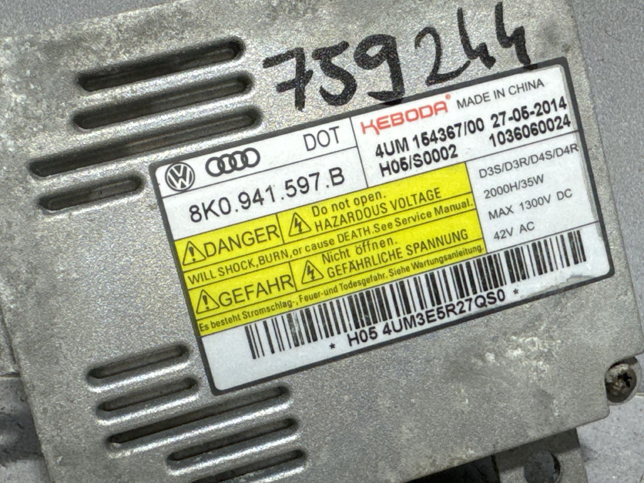 BALAST FARA SKODA OCTAVIA > 13-16 8K0941597B