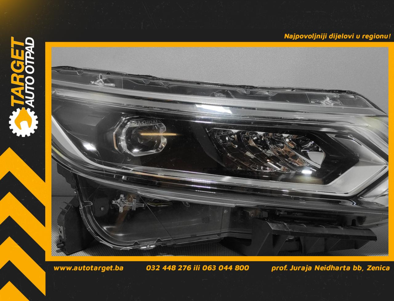 DIJELOVI FAR NISSAN QASHQAI > 18-21 100-19011