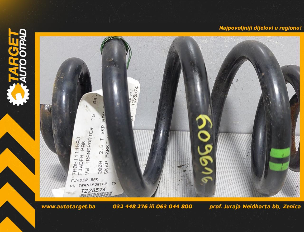 DIJELOVI OPRUGA AMORTIZERA VW T5 > 03-09 7H0511115AJ