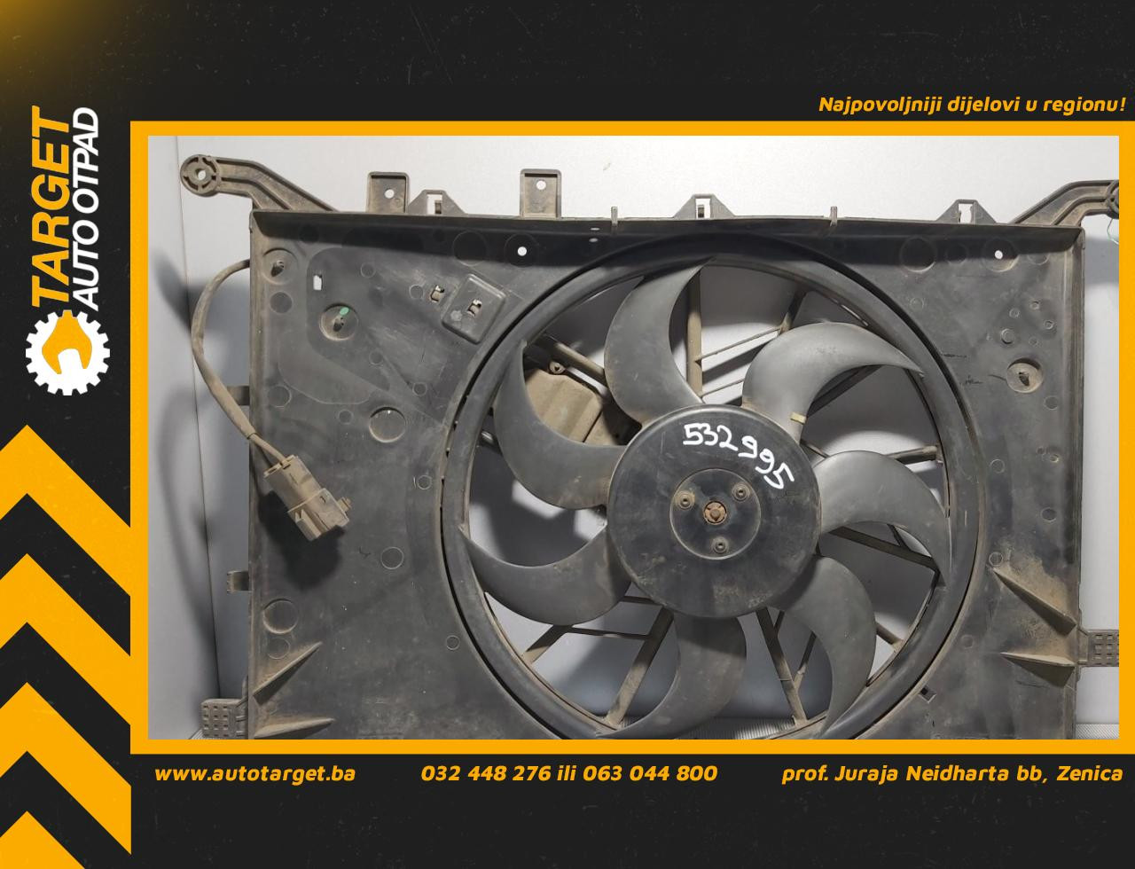 DIJELOVI VENTILATOR VOLVO S80 > 98-06