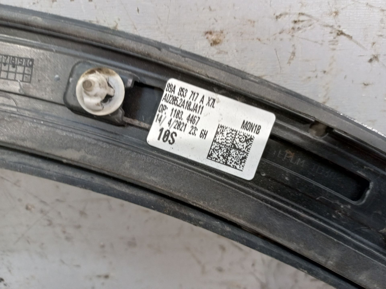 RUB BLATOBRANA AUDI Q4 E-TRON > 21- 89A853717A