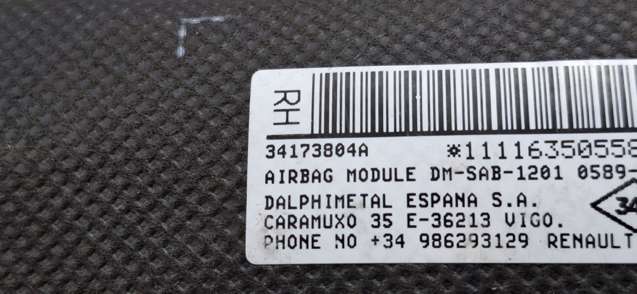 AIRBAG SJEDISTA DACIA SANDERO > 16-20 34173804A