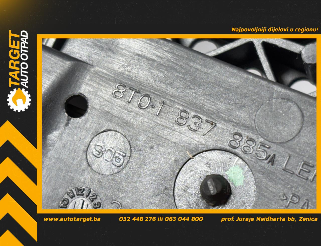 DIJELOVI RUCKA VRATA AUDI Q5 > 08-11 3.0 8T0837885A