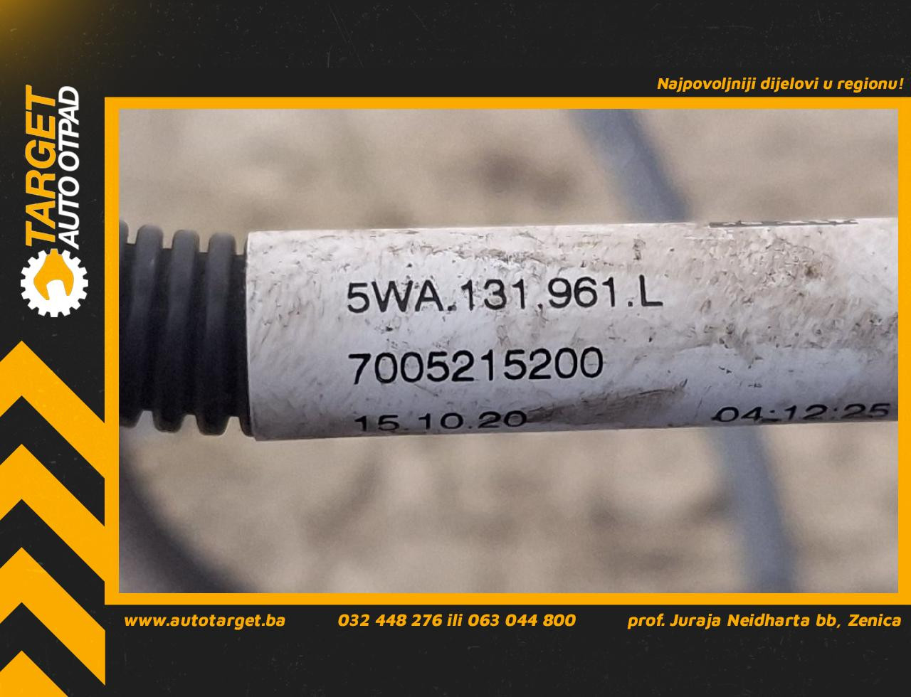 DIJELOVI CRIJEVO VW GOLF 8 > 19- 2.0 5WA131961L