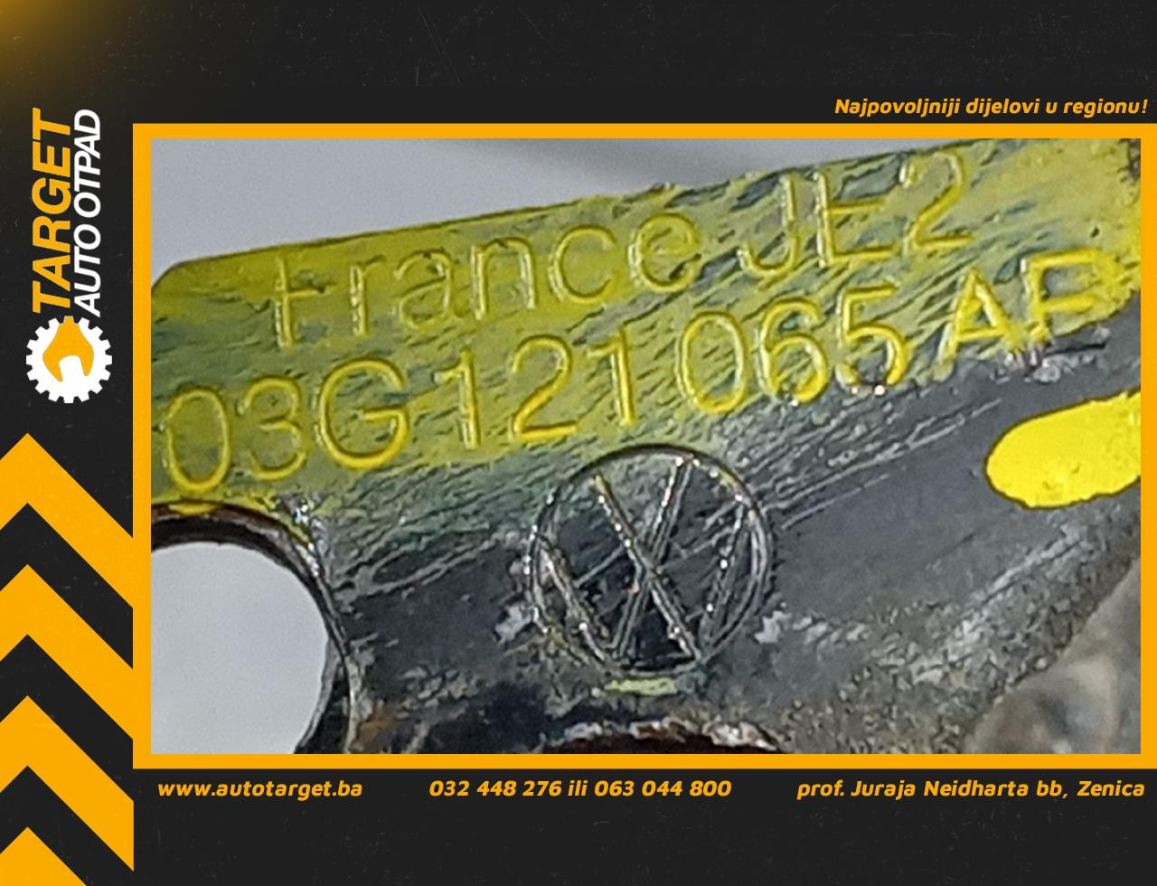 DIJELOVI CRIJEVO VW PASSAT B6 > 05-10 2.0 03G121065AE