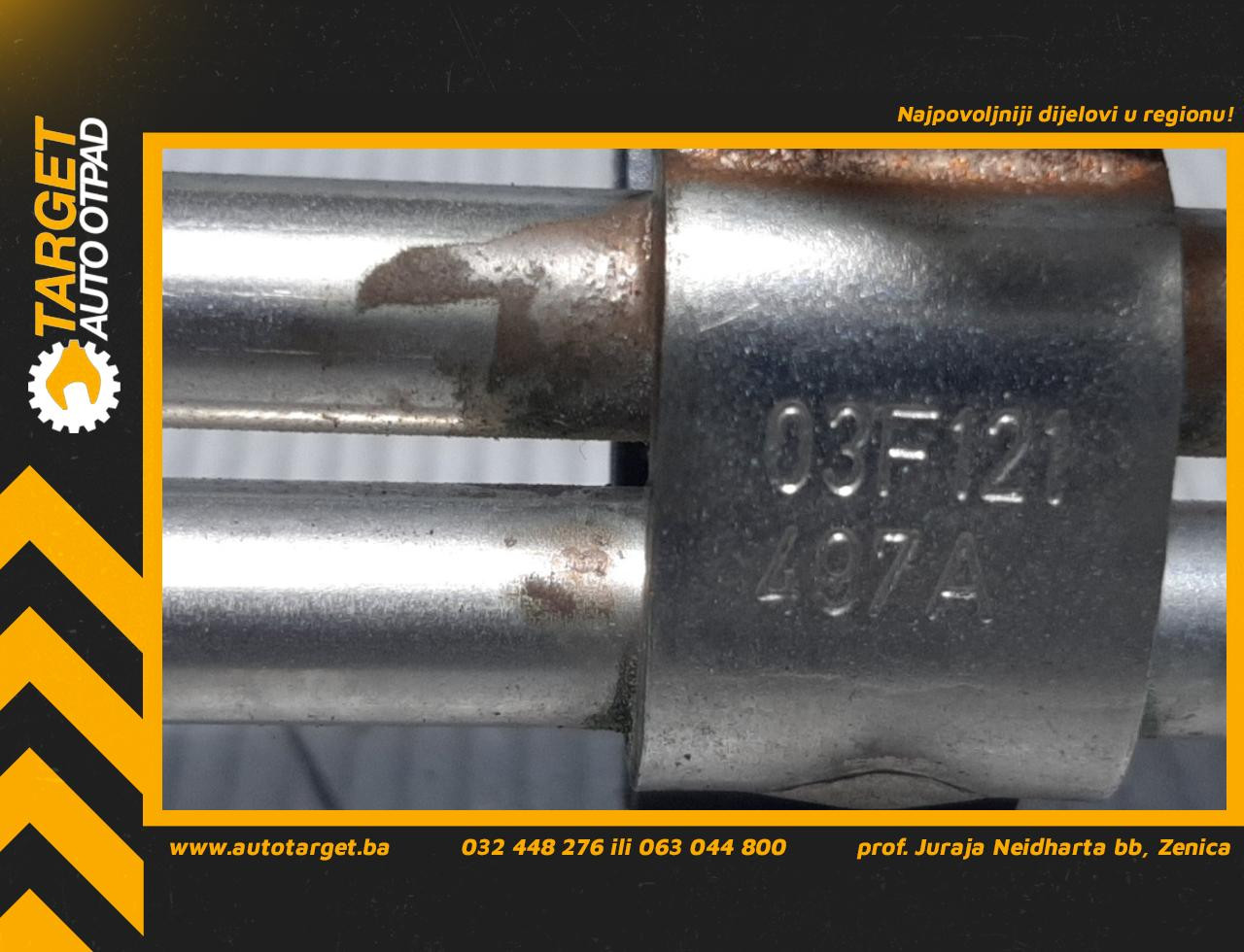 DIJELOVI CRIJEVO VW POLO > 09-14 03F121497A