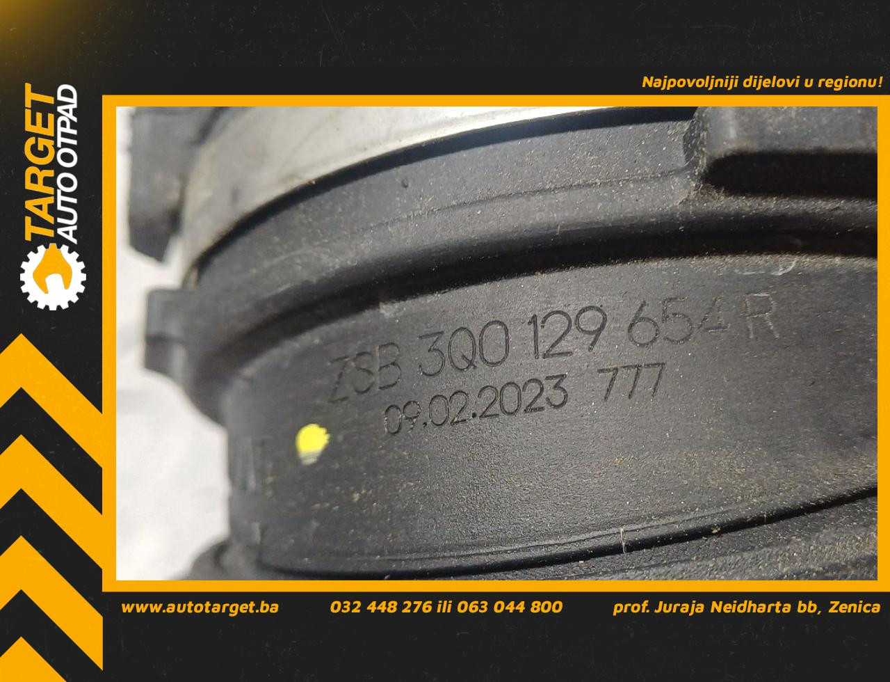 DIJELOVI CRIJEVO SKODA OCTAVIA > 19- 2.0 3Q0129654R