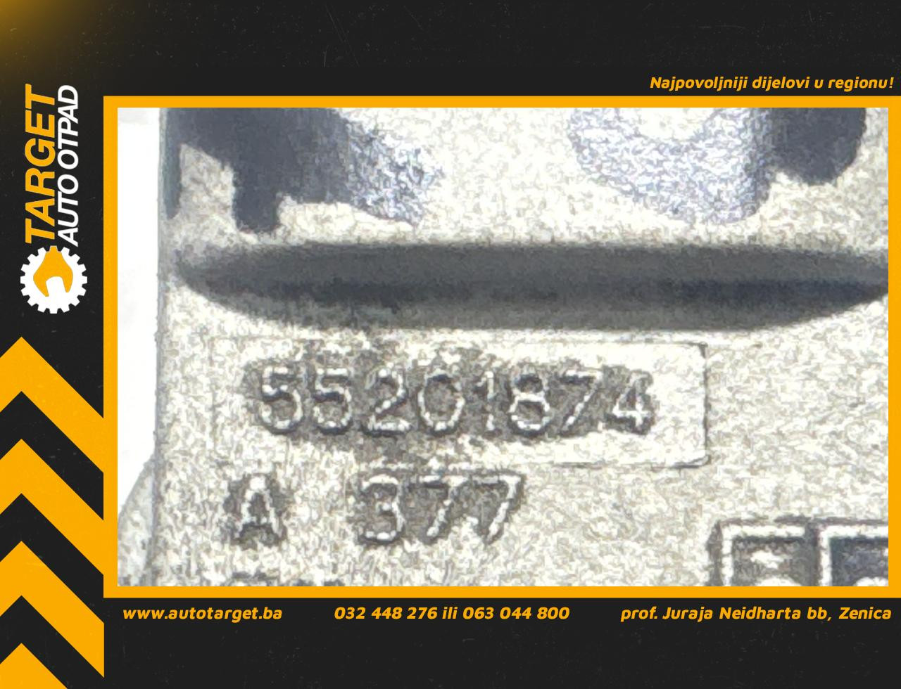 SENZOR POLOZAJA RADILICE OPEL CORSA D > 06-11 55201874