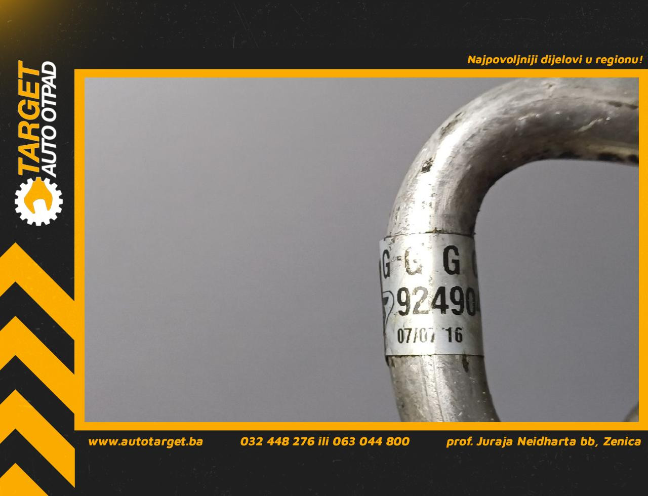 DIJELOVI CRIJEVO KLIME NISSAN QASHQAI > 14-17 924904EA0A