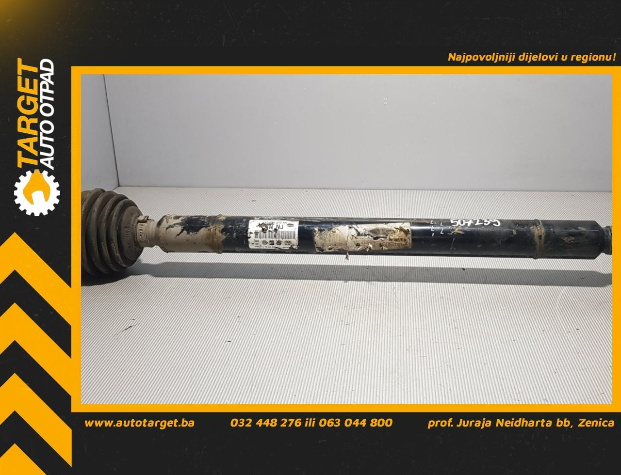 DIJELOVI POLUOSOVINA VW GOLF 6 > 08-12 1K0407272NN