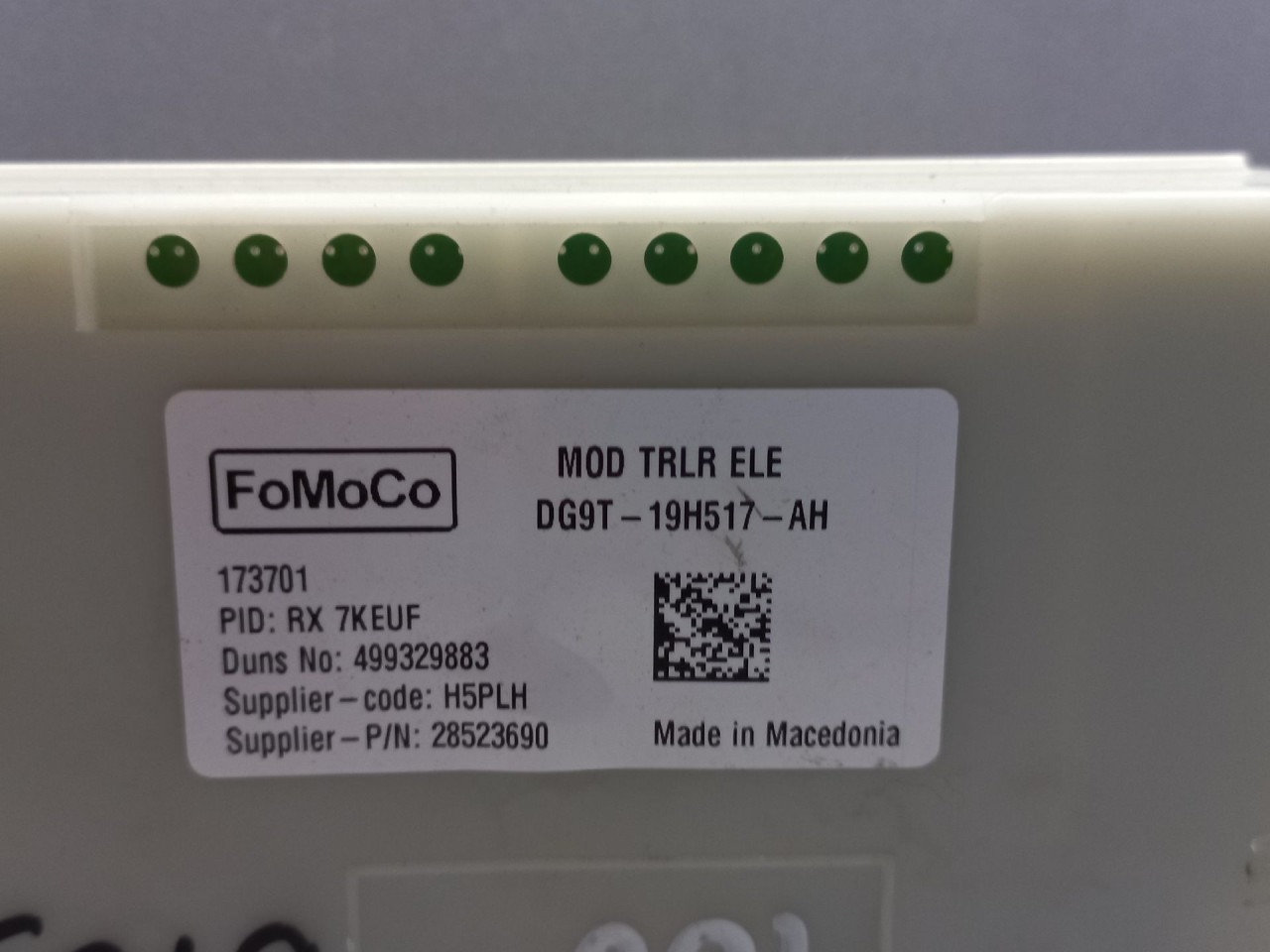 ELEKTRONIKA MODUL FORD RANGER > 16- DG9T19H517AH