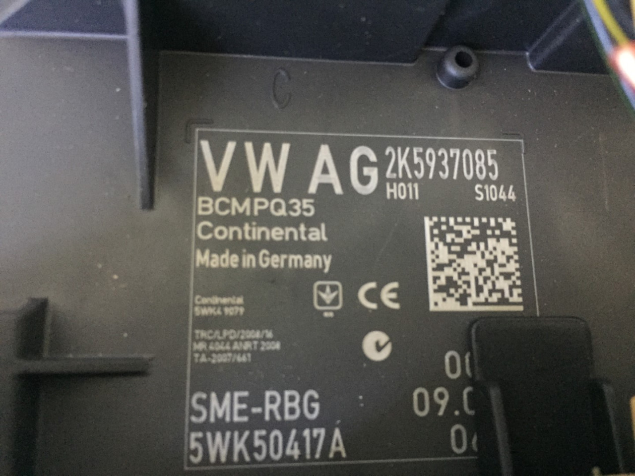 BCM ELEKTRONIKA VW CADDY > 10-15 2K5937085