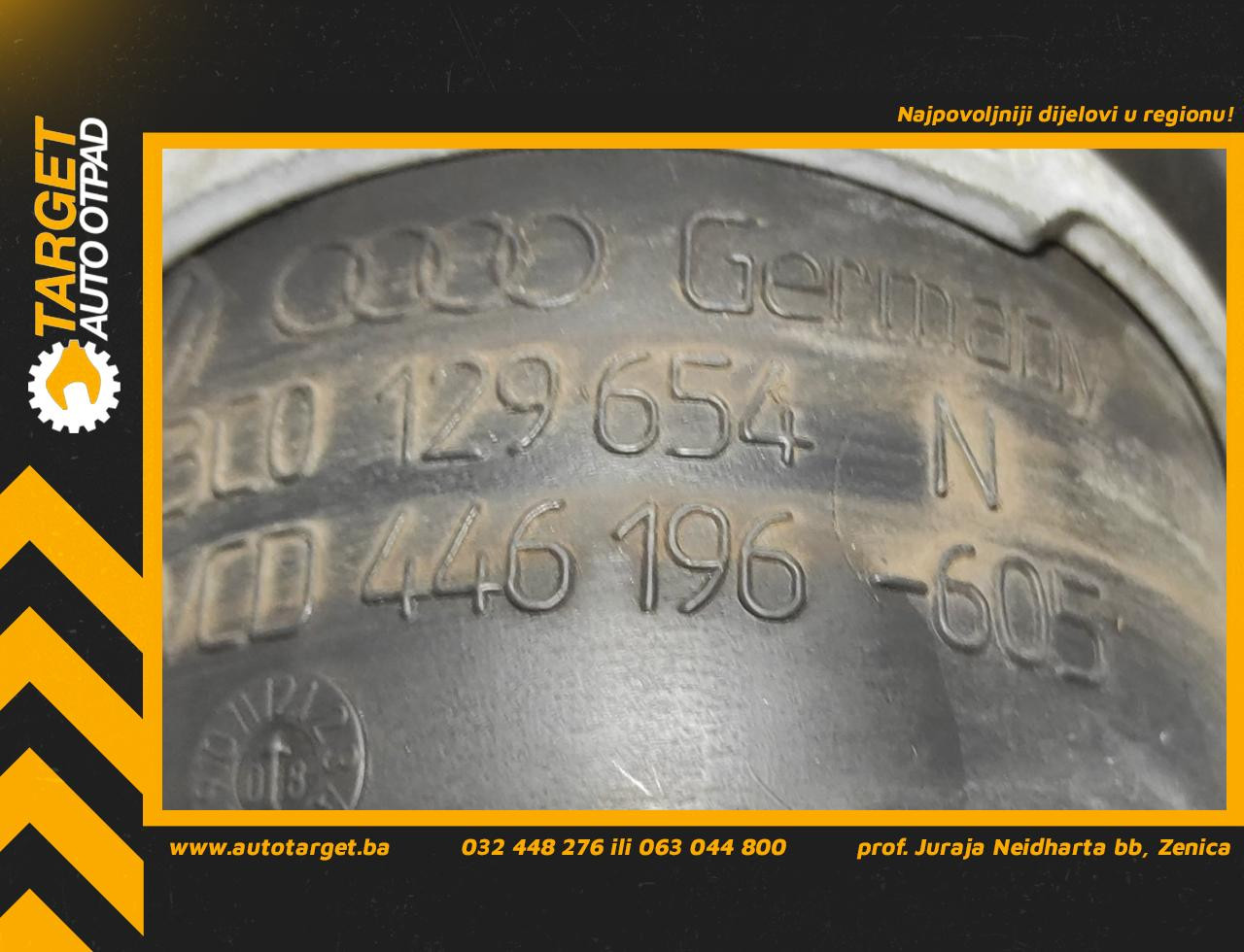 DIJELOVI CRIJEVO AUDI A3 > 08-12 3C0129654N