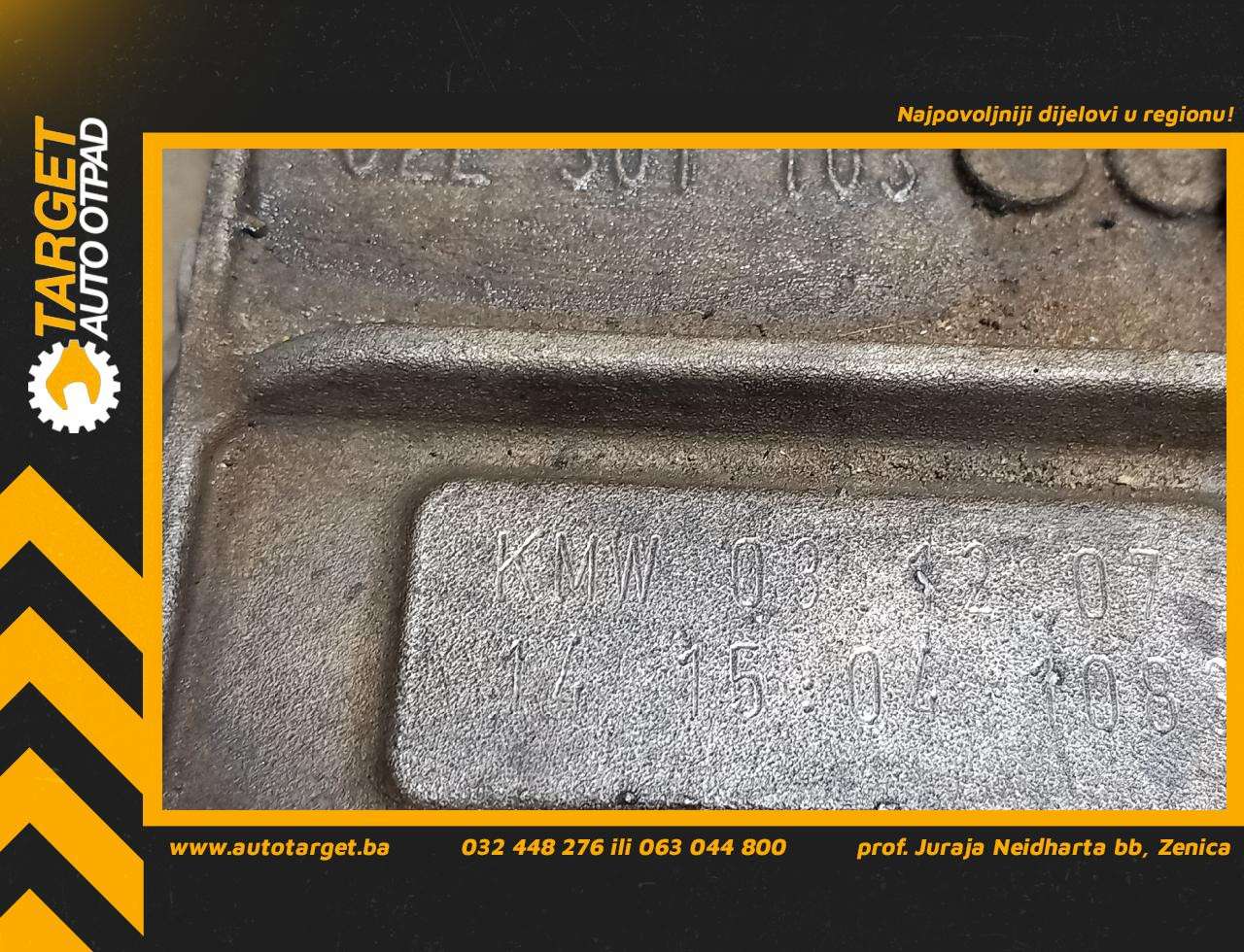 DIJELOVI MJENJAC VW TOURAN > 03-06 2.0 KMW
