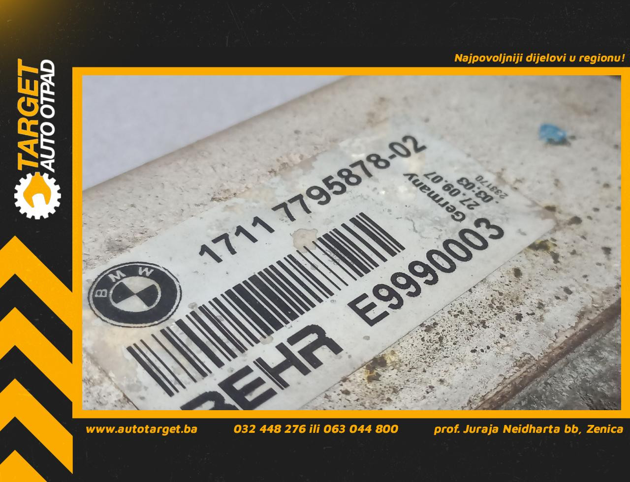 HLADNJAK VODE BMW SERIJA 5 (E60N/E61N) > 07-10 7795878